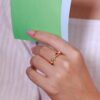 Multicolor Gemstone Band Ring