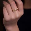 Multicolor Gemstone Band Ring