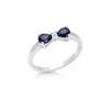 Blue Sapphire Duo Ring