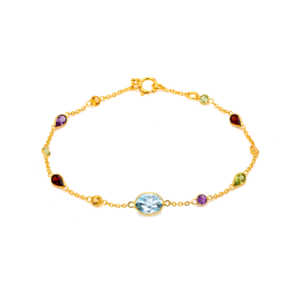 Multicolor Gemstone Bracelet