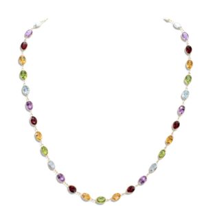 Multicolor Gemstone Necklace