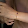 Pear-Cut Multicolor Gemstone Bracelet