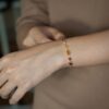 Geometric Multicolor Gemstone Bracelet