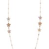 Delicate Floral Gemstone Necklace