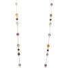 Long Multicolor Gemstone Necklace