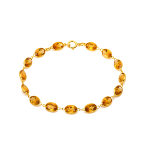 Citrine Oval Bracelet