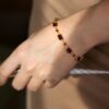 Garnet Emerald-Cut Bracelet