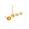 Citrine Oval Stud Earrings