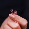 Amethyst Cushion Stud Earrings