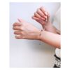 Two-Tone Amethyst Oval Bracelet