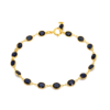 Midnight Blue Oval Gemstone Bracelet