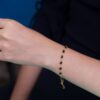 Midnight Blue Oval Gemstone Bracelet
