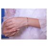 Rainbow Gemstone Chain Bracelet