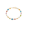 Color Mosaic Gemstone Bracelet