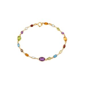 Spectrum Mixed Gemstone Bracelet