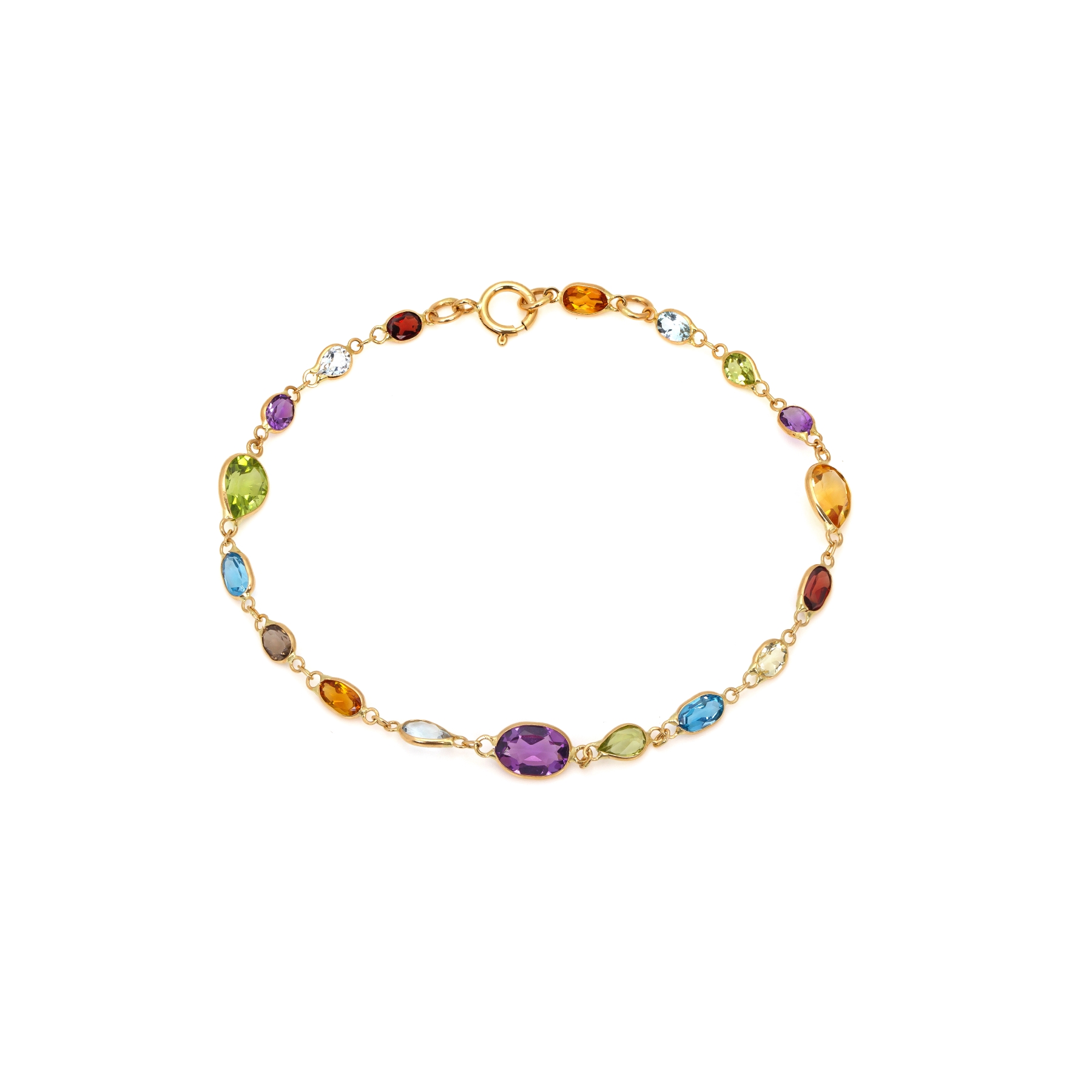 033-01-2026-bracelet Spectrum Mixed Gemstone Bracelet