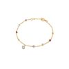 Delicate Rainbow Drop Bracelet