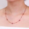 Ruby Floral Necklace